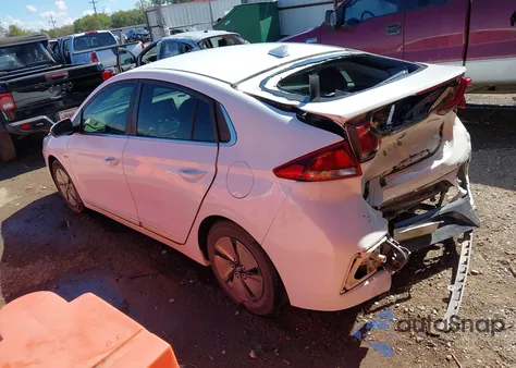 2020 Hyundai Ioniq Hybrid Se из США, поврежденный, VIN KMHC75LC8LU215419